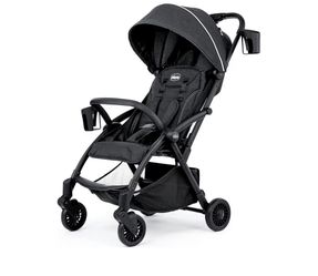 Chicco Presto Self-Folding, Compact Stroller with Canopy, Lightweight Aluminum Frame Umbrella Stroller, for Babies and Toddlers up to 50 lbs. | Graphi