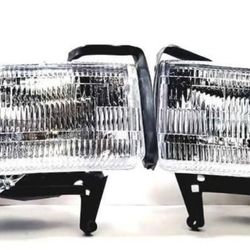 HEADLIGHTS FOR 1(contact info removed) DODGE RAM 1500/2500/3500