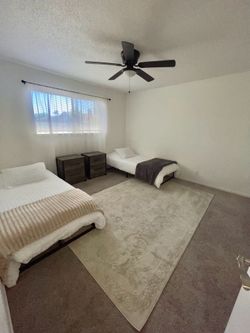 Twin bed frame and mattress