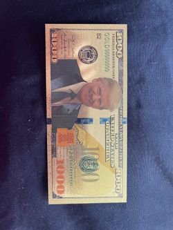$1000 24kt Trump Gold Certificate