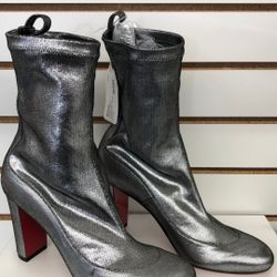 Christian Louboutin Gena Booties 85 Size 38(Apx. 7.5US) (I-3758)