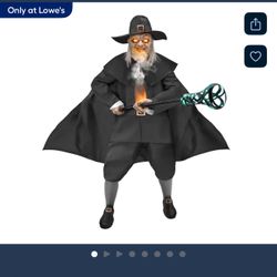 Lowe’s Halloween Flaming Joseph Crackstone Nevermore Academy 