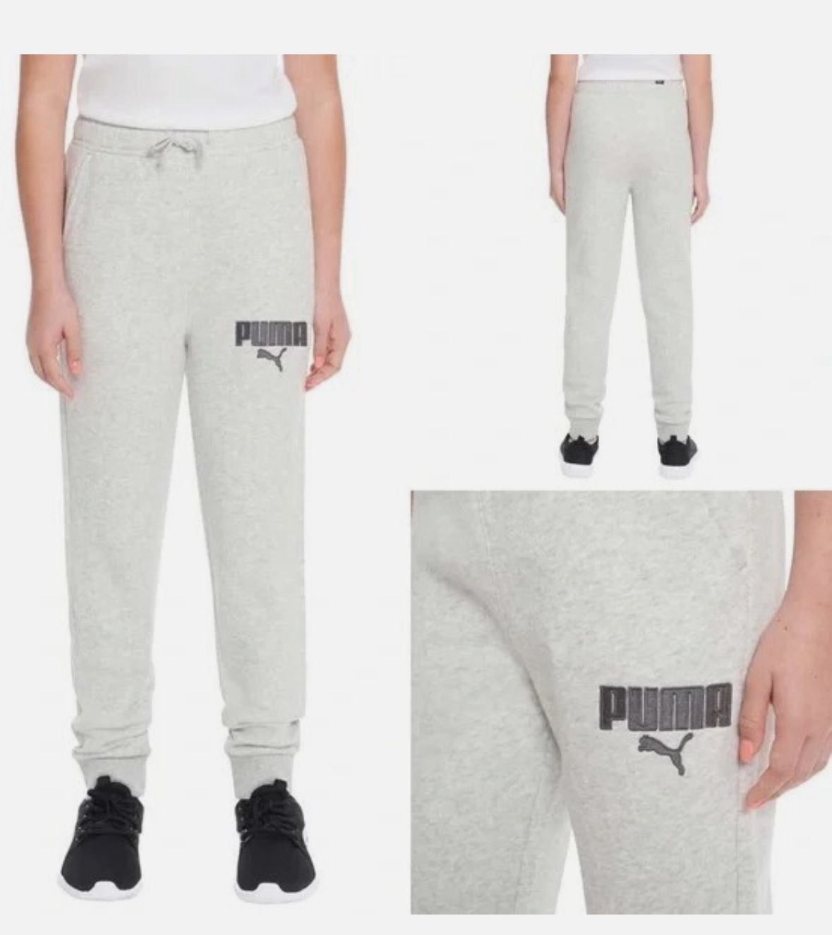 Kids Puma Sweats Grey