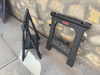 Plastic Sawhorses