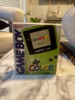 Nintendo Game boy color kiwi in box