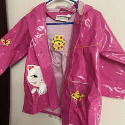 Kidorable Girls 4-5 Raincoat With Tags