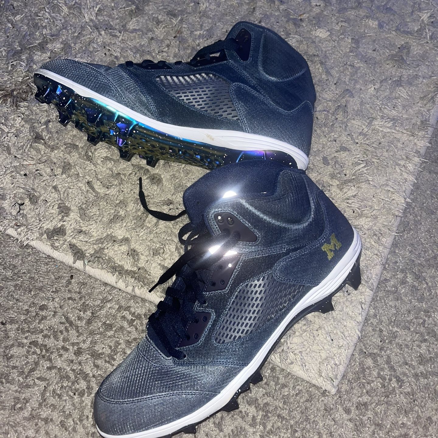 Michigan jordan cleats for sale cheap
