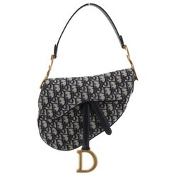 Dior Saddle Bag in Blue Dior Oblique Jacquard