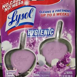 Toliet bowl cleaners by lysol $2 
Kiddie detector $5 
Shower liners med. Weight clear $5 each I