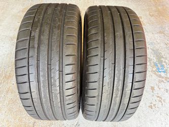 Two Tires 225/40/18 Michelin Pilot Sport 4S With 90% Left Amazing pair Firm