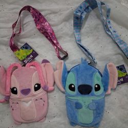 Lilo Stitch Angel Zippered Plush