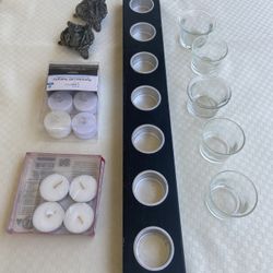 Candle Holders And Candles 