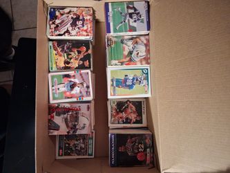 Sports cards basketball baseball football