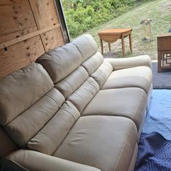 Beautiful Leather Powered Sofa