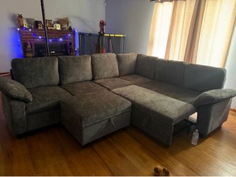 New Grey Sofa Bed Couch