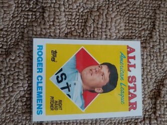 1988 Topps Roger Clemens .this Card Is https://offerup.com/redirect/?o=TWludC5ubw== Dings Dents.