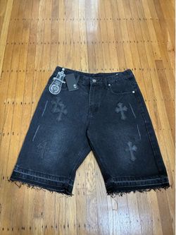 Chrome Hearts Straight Leg Black Jorts