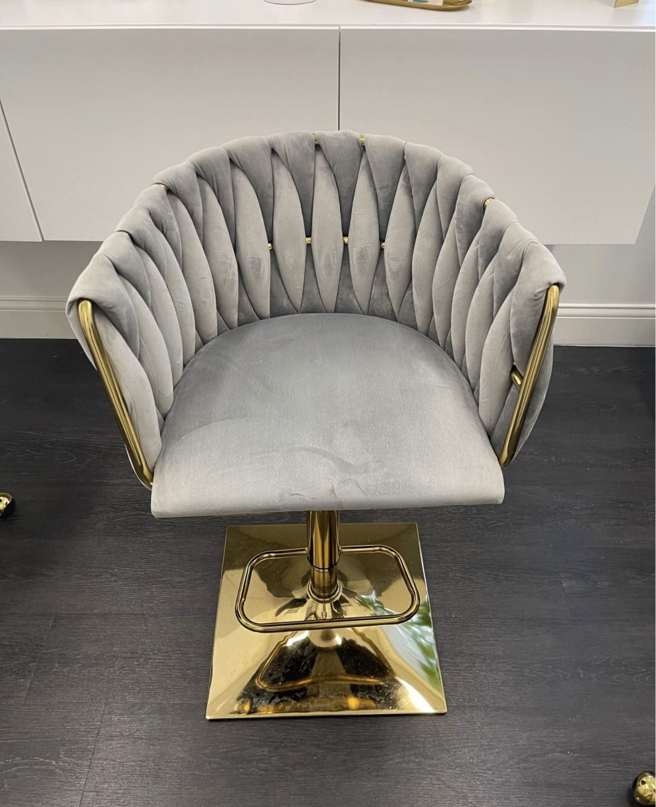 Vintage Fabric Bar Stools