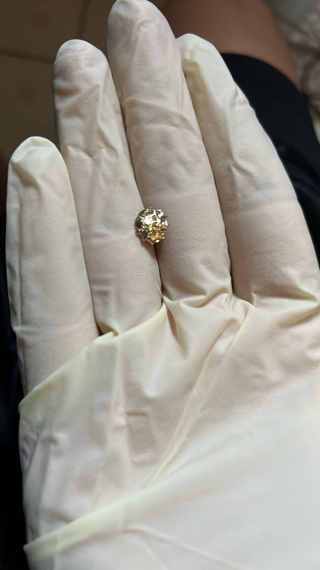 10k Nugget Earring Only 1