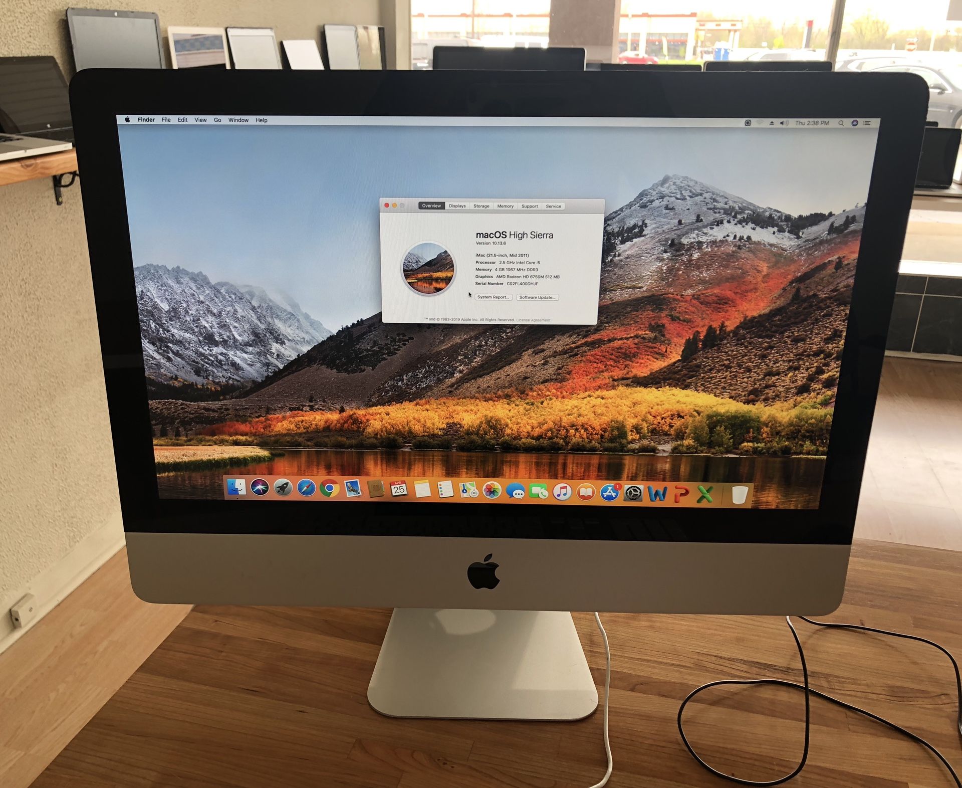 Apple IMac Quad Core i5 - 21.5” Silver Back 2011