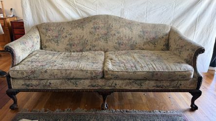 Vintage Camelback Couch