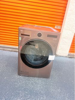 Lg 5.0 cu. ft. Mega Capacity Smart Front Load Electric All-in-One Washer Dryer Combo with TurboWash360 WiFi