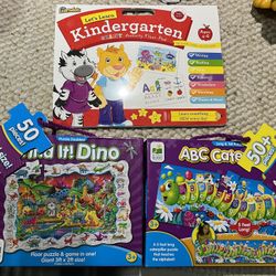 KIDS EDUCATIONAL BOOK & PUZZLES (NEW) - $20