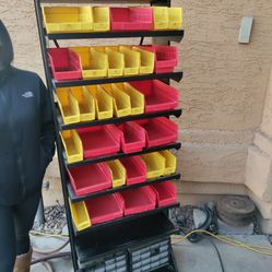 Shelve With Cubbys Tools, Screws Ext...