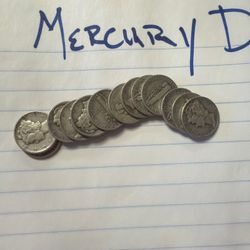 Mercury Dimes Various Dates $5.5 ea