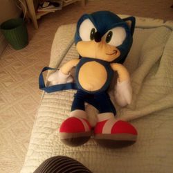Sonic The Hedgehog Plushie Backpack