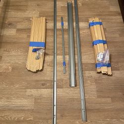 Queen Size Wood Slats Beam
