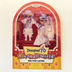 Topps Chrome Disneyland 70th Anniversary It’s a Small World See You Later! Chrome Red 5/5