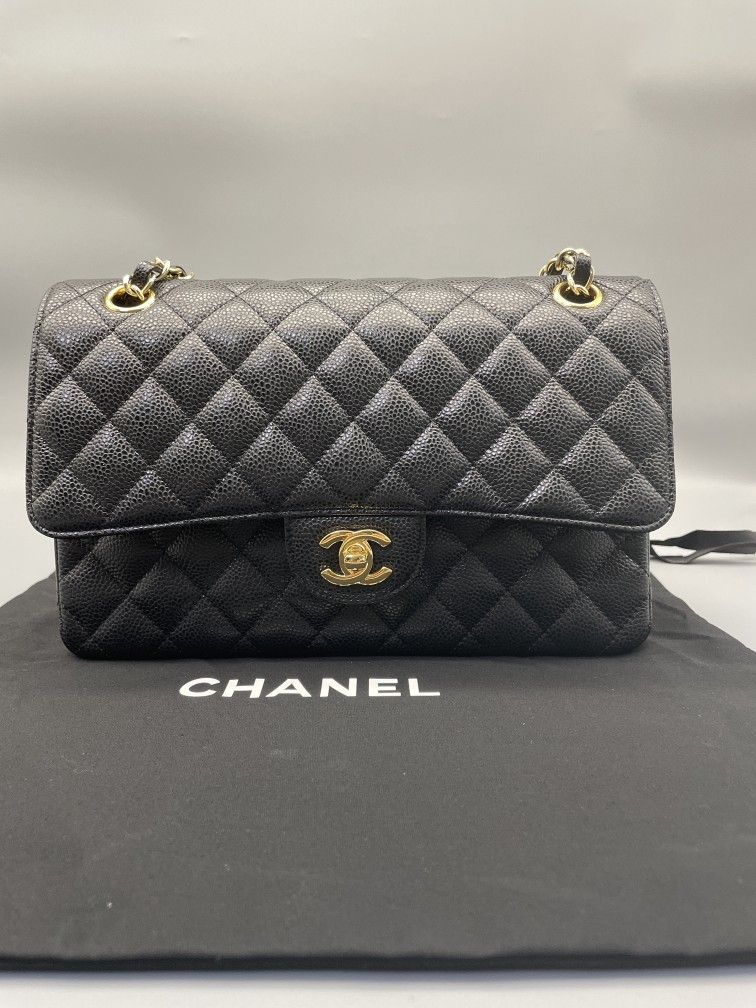 Chanel CF Classic Flap Medium Should Bag Black