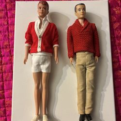 Ken & Allan Dolls With Clothing