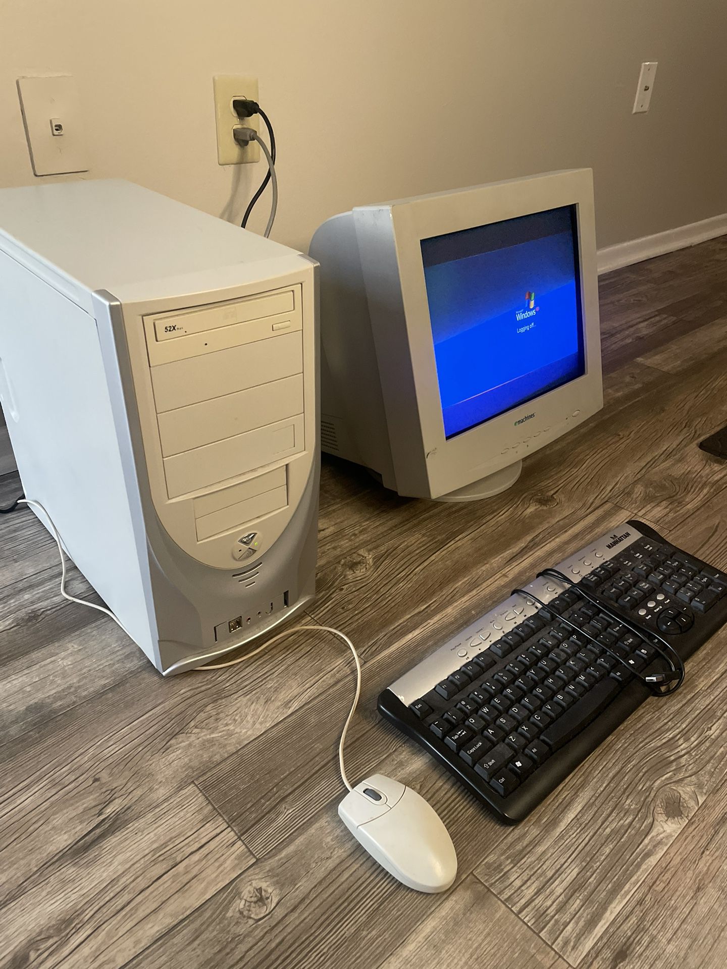 Windows XP Computer and Monitor