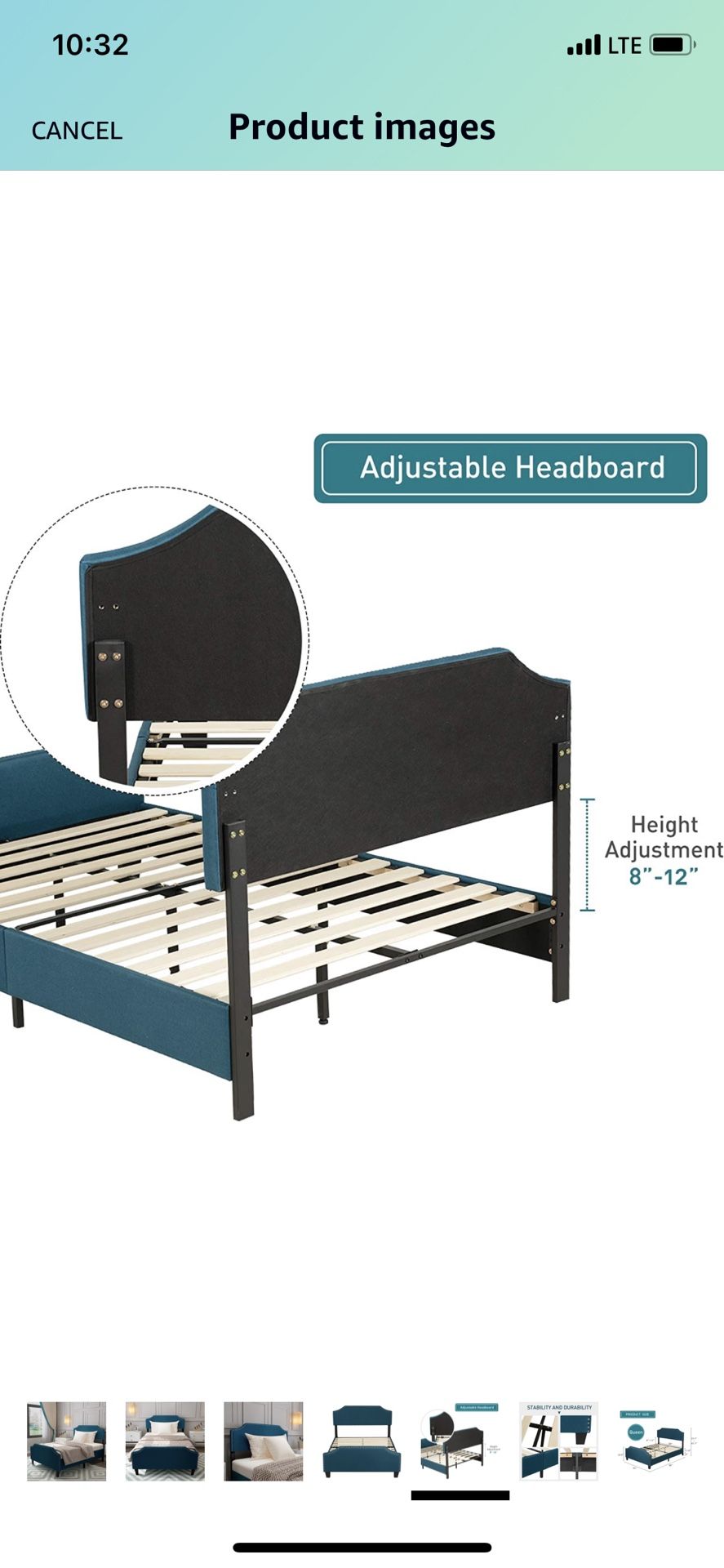 Queen Bed frame and Matresss