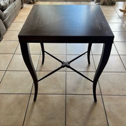 Allen Edmonds Gracie End Table Dark Sable