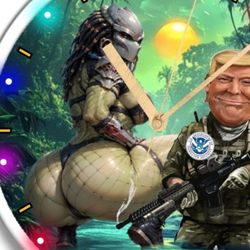 President Fights Aliens Clock 