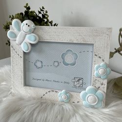 Picture Frame Brand New  5x7 Baby Boy shabby chick style