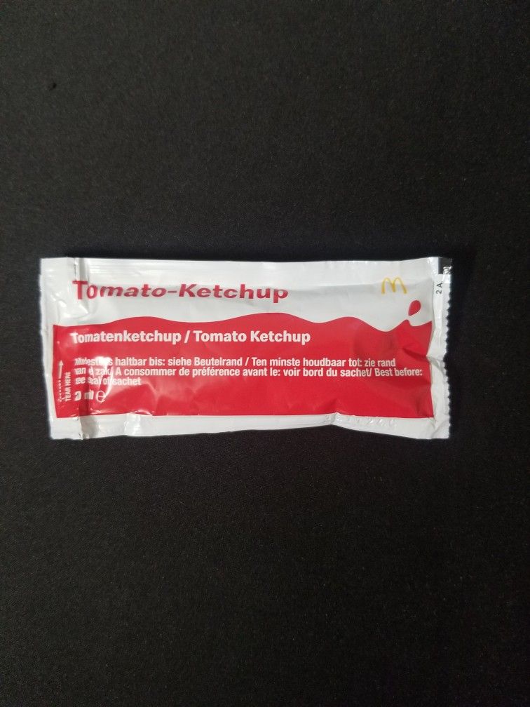 Rare McDonalds Amsterdam ketchup packet