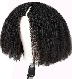 V Part Wig-100% Human Hair