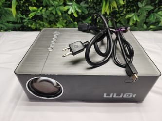 UUOI HD Multimedia Projector – Dual HDMI, USB, VGA, AV, SD Card – Home Theater Projector