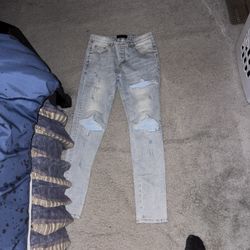 Light Blue Amiri Jeans