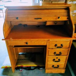 ROLL TOP  DESK BEST  OFFER
