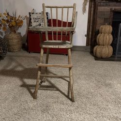 Vintage Antique Child High chair 