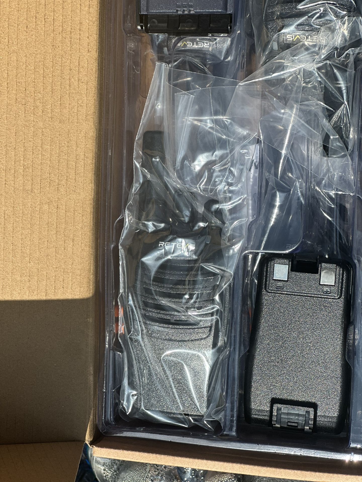 Retev15 Walkie Talkie With Charger Unit