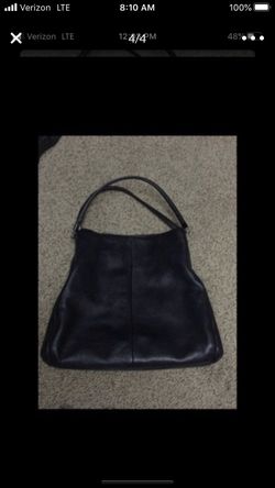 Coach handbag Black leather Phoebe tote purse