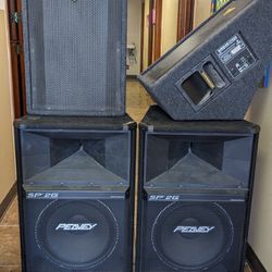 Speaker System (Speakers, Floor Monitors, Amp