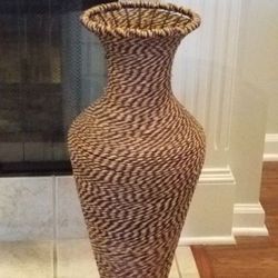 Vase -X- Large Rattan/Wicker