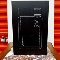 NIB Memobottle A6 12oz/375Ml Australian Flat Plastic Pocket/Handbag Bottle EDC